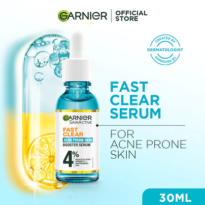 Garnier Fast Clear Serum for Acne Prone Skin - 30ml