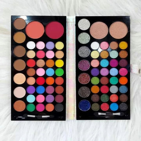 82 Colors Makeup Eyeshadow Palette Nude and Glitter eyeshadow Kit with Blush On all in 1 Makeup kit makeup kit for all girls and women