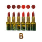 PACK OF 6 LIPSTICKS #2037