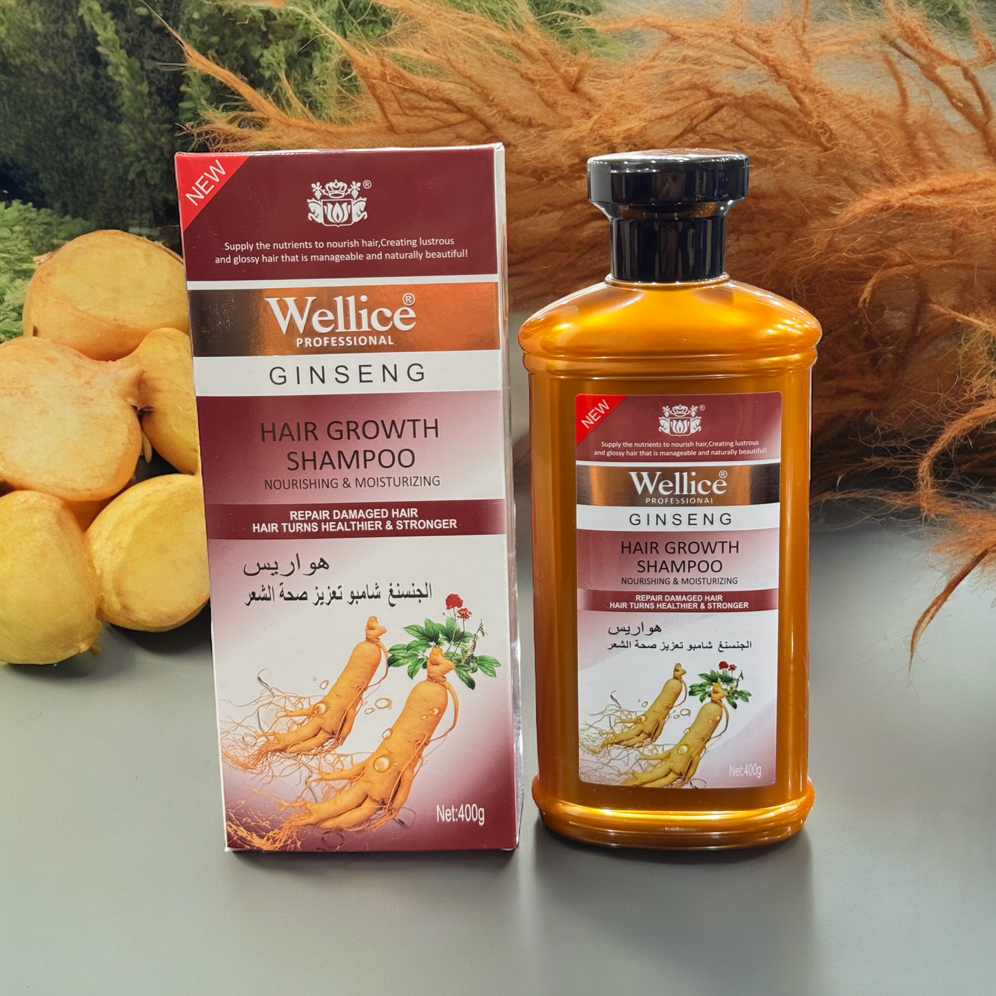 WELLICE HAIR SHAMPOO GINSENG