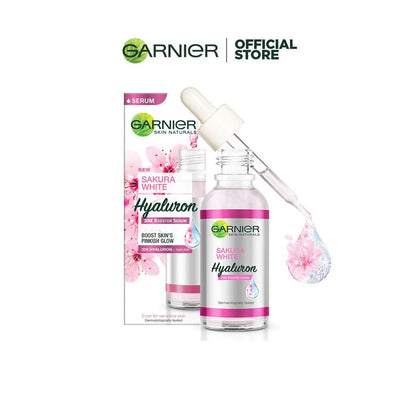 Garnier Sakura Glow Hyaluron Booster Facial Serum 30ml