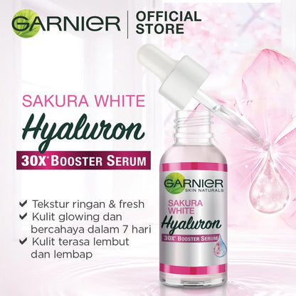 Garnier Sakura Glow Hyaluron Booster Facial Serum 30ml